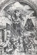 The Birth of the virgin, Albrecht Durer